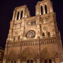 Notre Dame at night