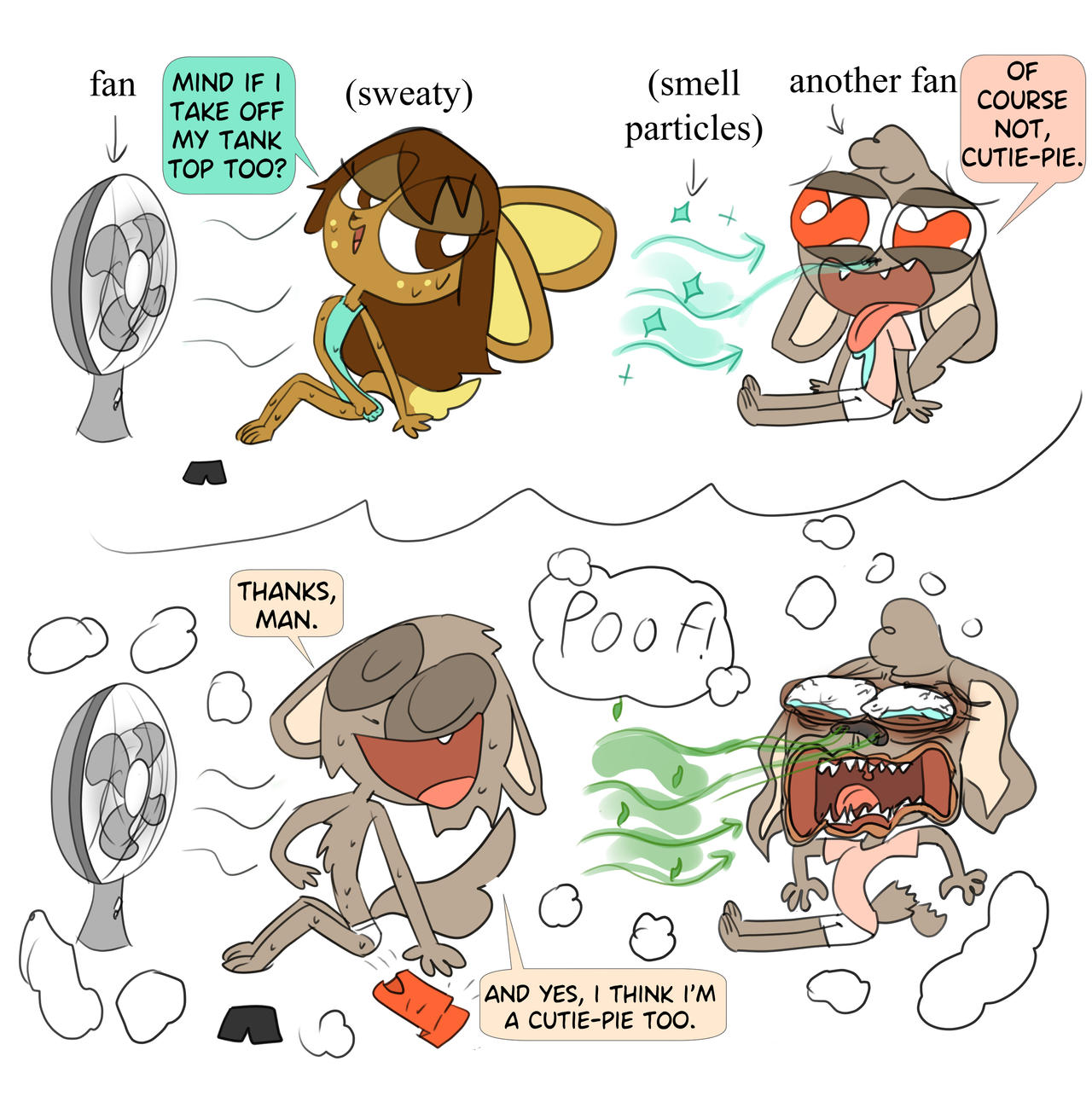 Fan and smell particles meme by cuterspine on DeviantArt