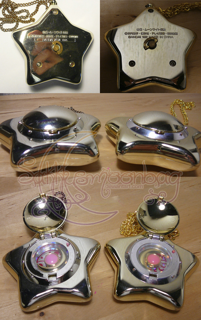 Star Locket - 1995 vs. 1992 by SakkysSailormoonToys