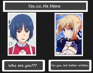 You Vs Me Comparison: Karin Vs Saber