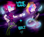 WRISTBAND + BELT by loriluna