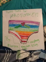 Pantie cake for Afro donkey!