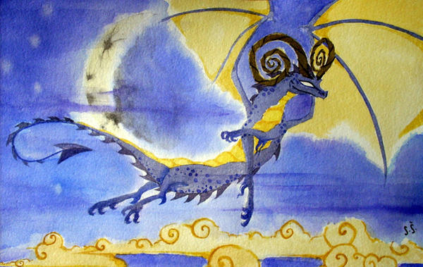 Moon Rabbit Dragon Moon Dragon by PhatBlackCat92 on DeviantArt