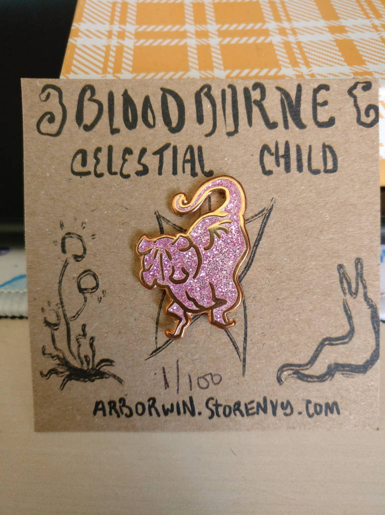 Bloodborne CELESTIAL CHILD enamel pin by callanerial