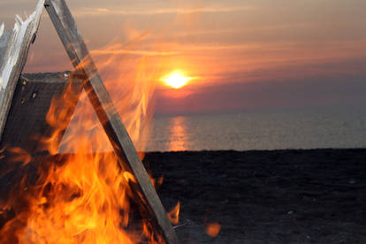 Sun rise in Vama Veche