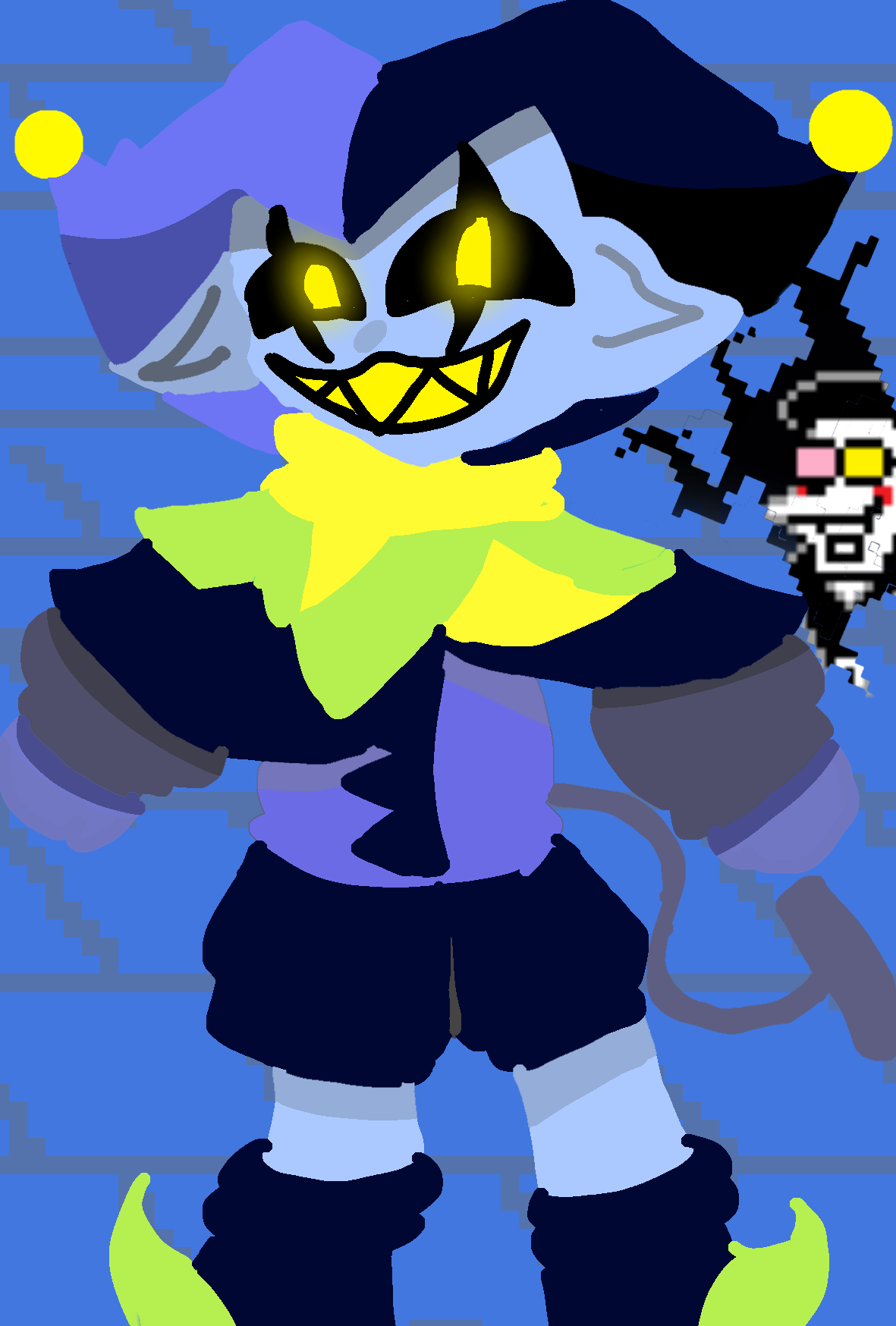 Jevil drawing! by drhyming on DeviantArt
