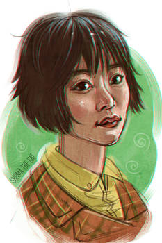 Bae Doo-na (portrait sketch)