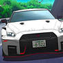 the MF Ghost Nissan gtr nismo, but female