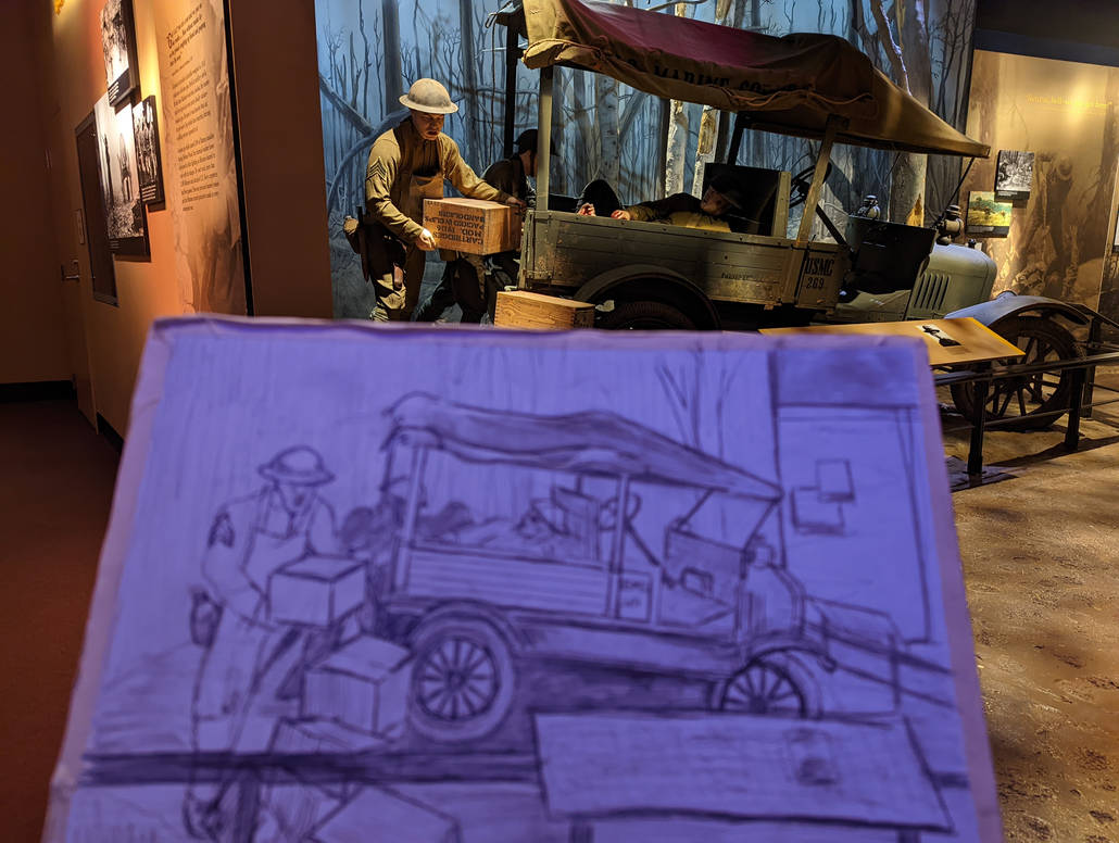 Selective realism studies at museum by DFUcomic on DeviantArt