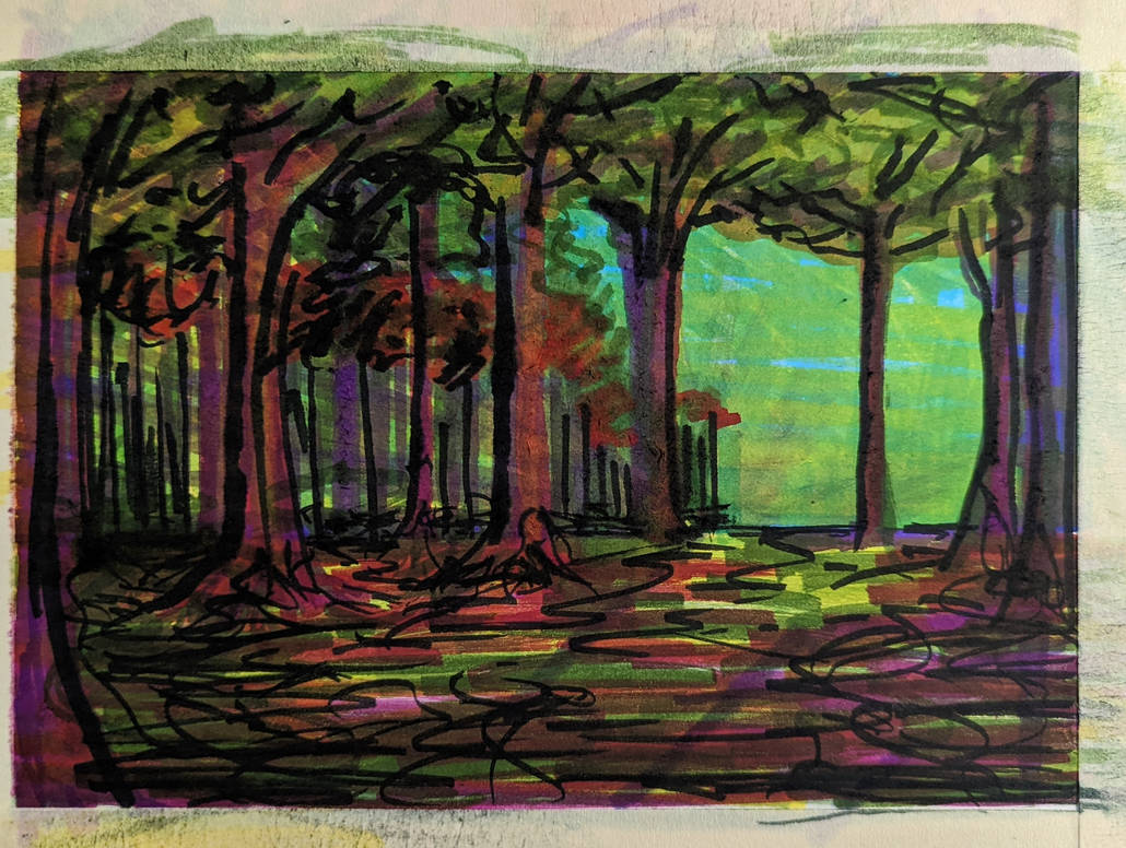Scene panels forest by DFUcomic on DeviantArt