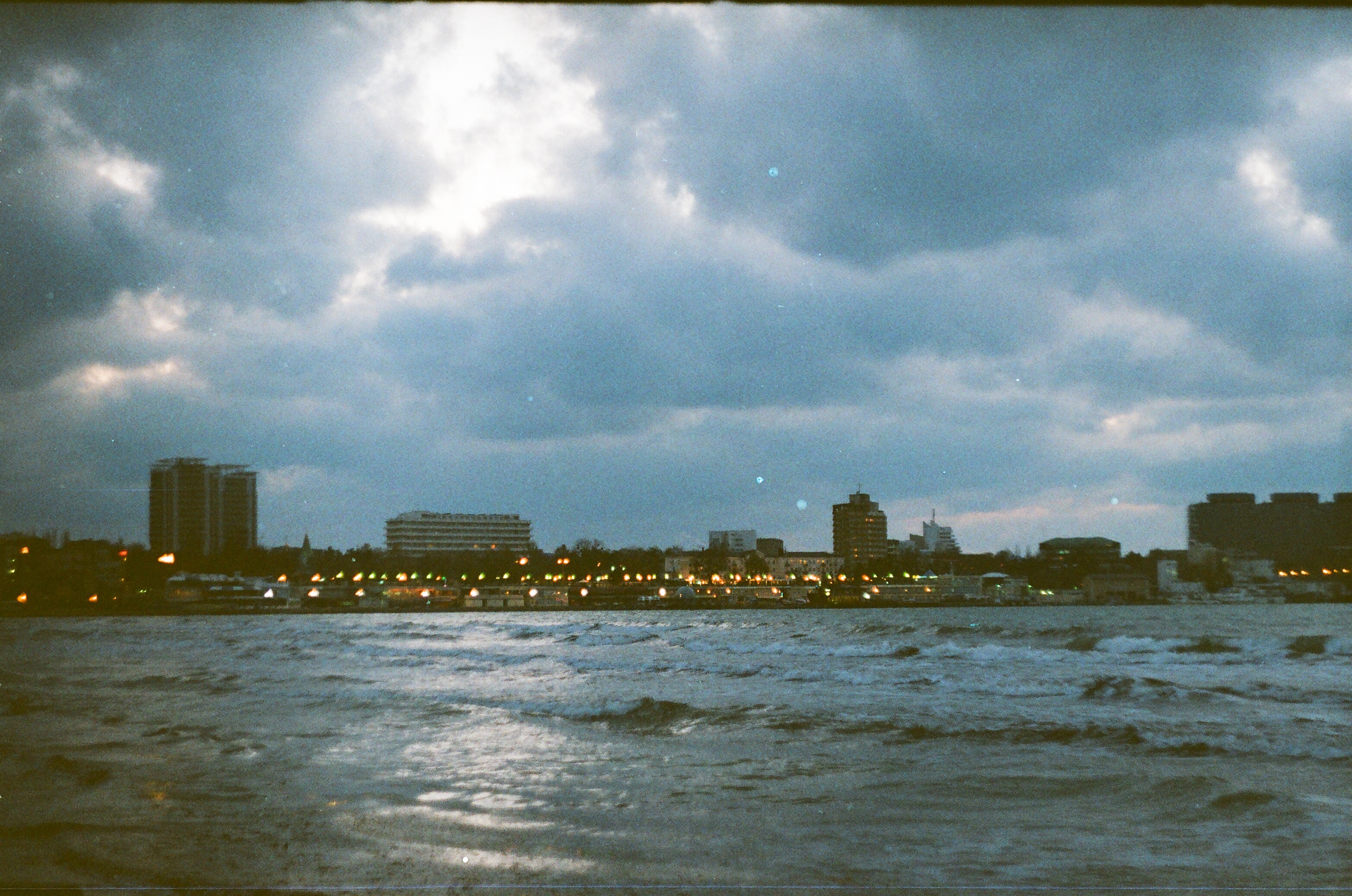 Anapa. Sea. Film. Zenit. Winter