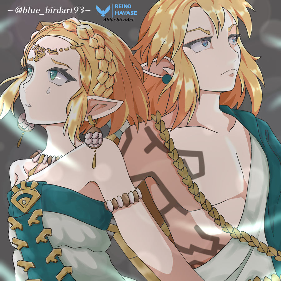 Breath of the Wild - Zelda and Link by GENZOMAN on DeviantArt