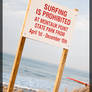 Surfing Prohibited