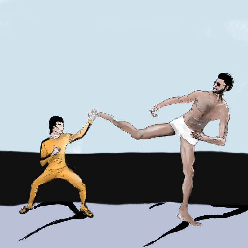 Bruce Lee- Game of Death by BaileyCArt on DeviantArt