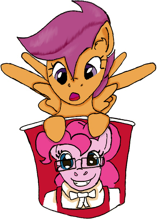 Pinkie Fried Scootaloo