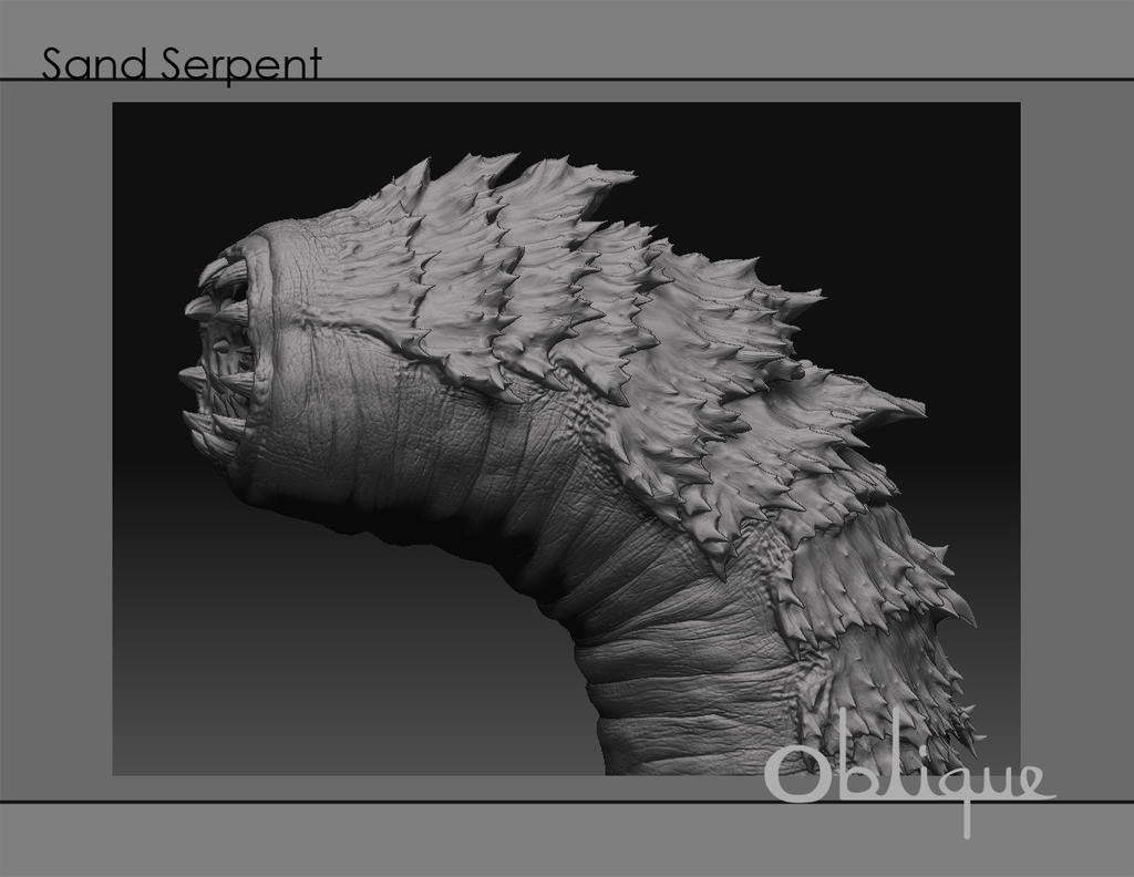 Sand Serpent - Side by Sin-Vraal on DeviantArt