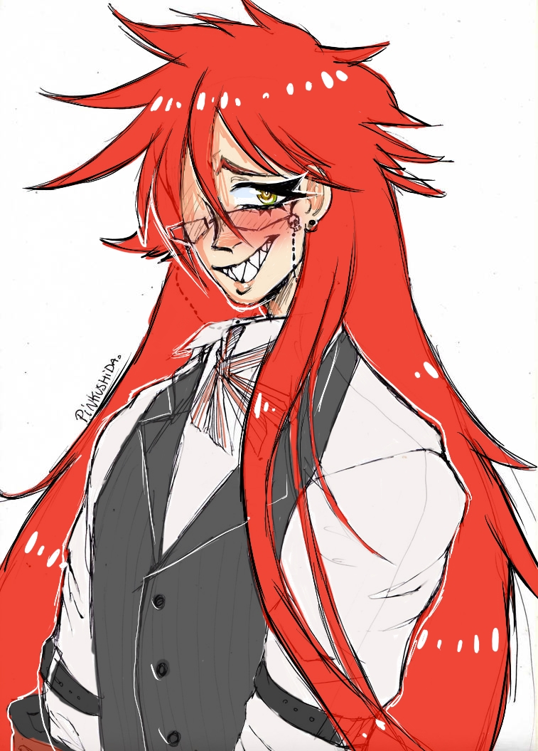 Grell Face grell by spyrofire on DeviantArt