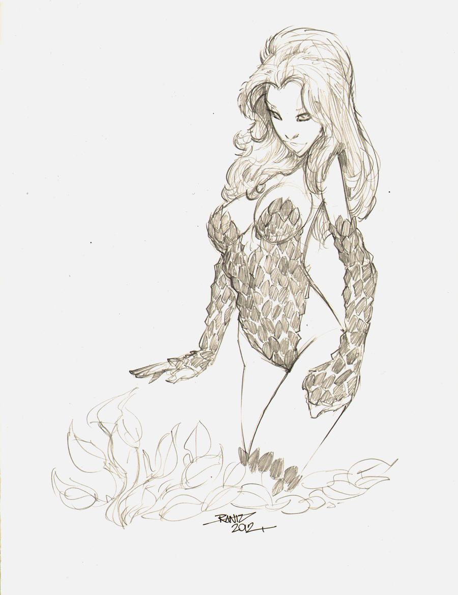 Poison Ivy High Res Pencils