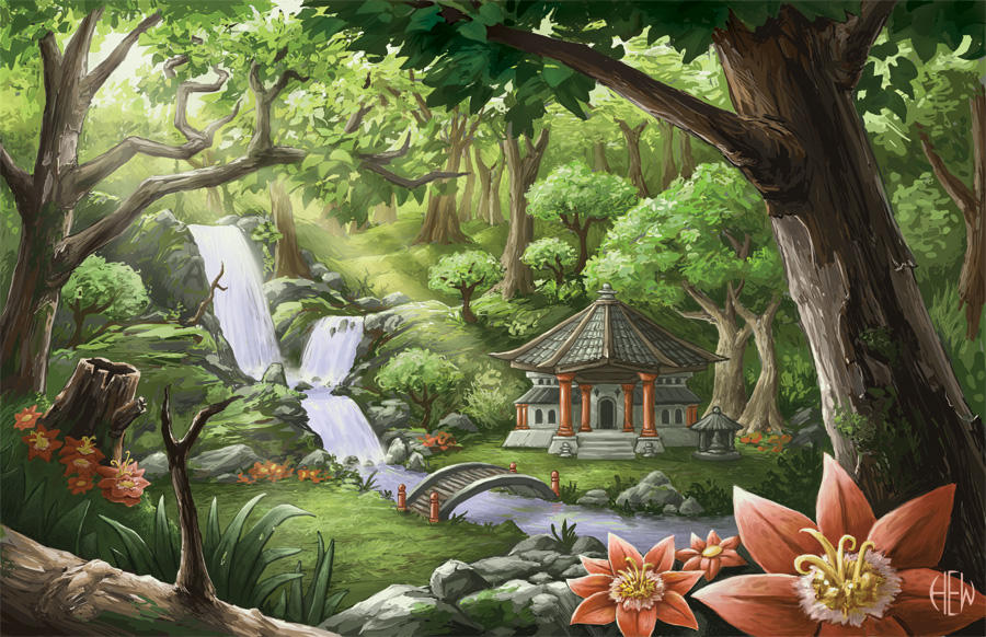Secluded Temple By AlvinHew On DeviantArt
