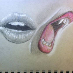 lip sketches