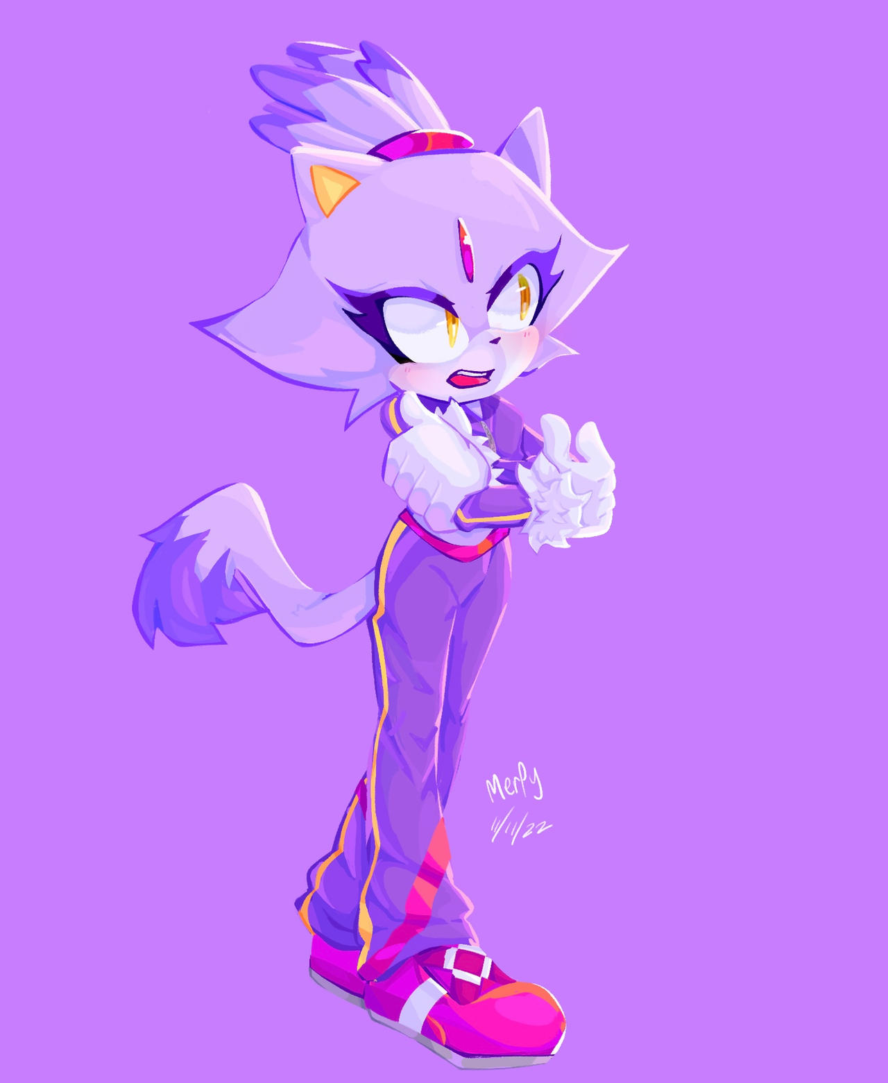 Blaze Keyed Deviantart Blaze! by merpy1256 on DeviantArt