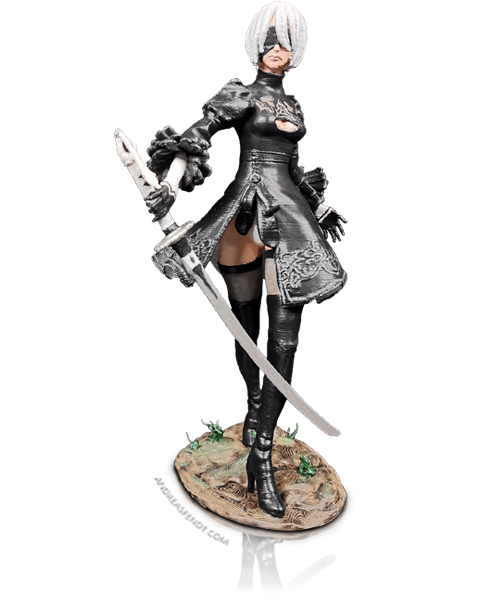 2b - Nier Automata 3D model 3D printable