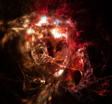 Face in Red Mist 3D