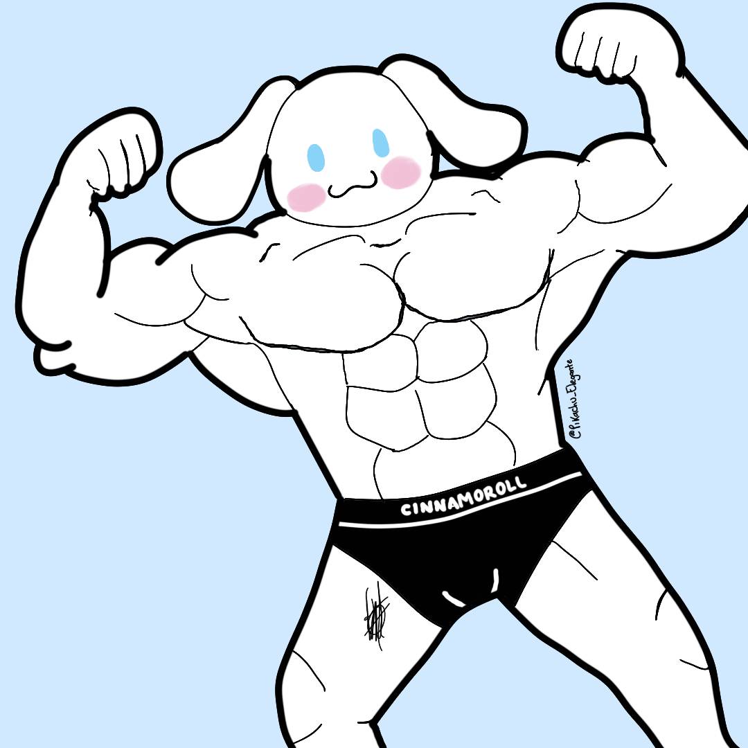 Cinnamoroll Strong by PikachuElegante on DeviantArt