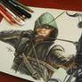 arrow oliver queen stephen amell hero realistic po