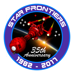 Star Frontiers 35th Anniversary Logo