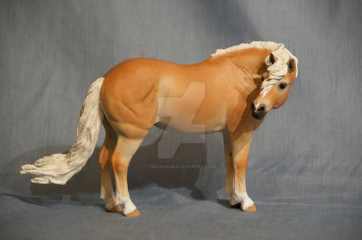 Haflinger Fohn Artist Resin