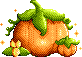 Pixel Pumpkin by Lisa-Cotter-Designs