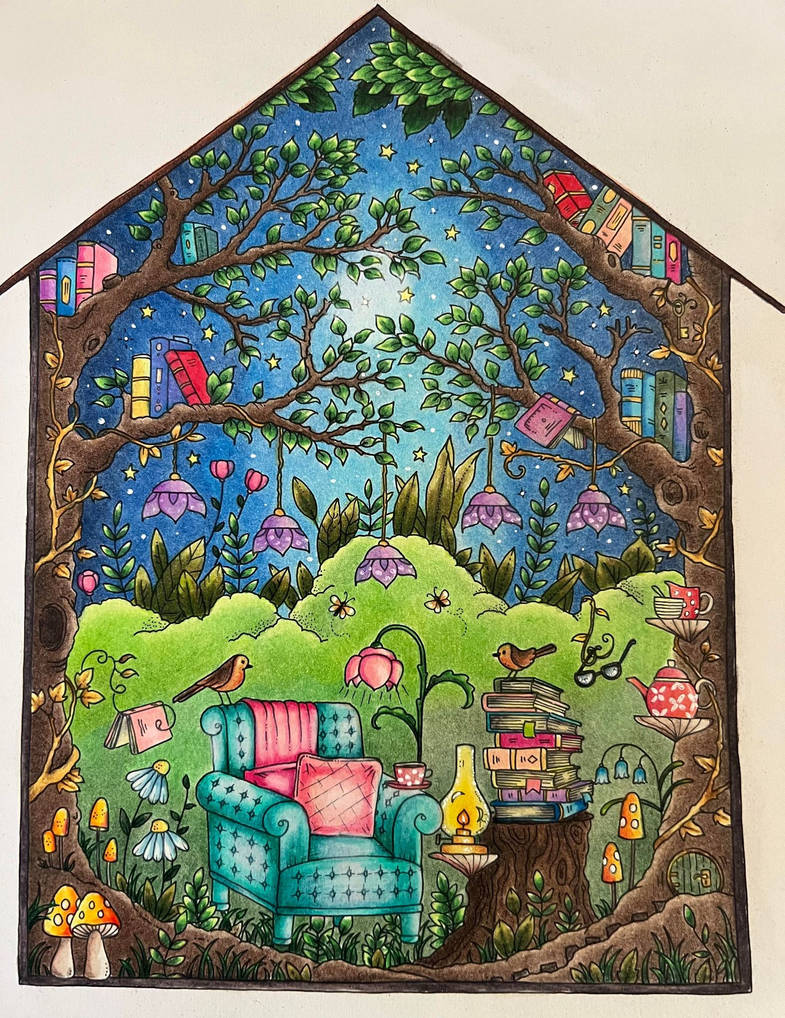 Vibrant Rooms Of Wonder Johanna Basford Scene Concept Vibrant Rooms Of Wonder Johanna Basford Scene Concept