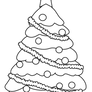 Christmas Tree Lineart