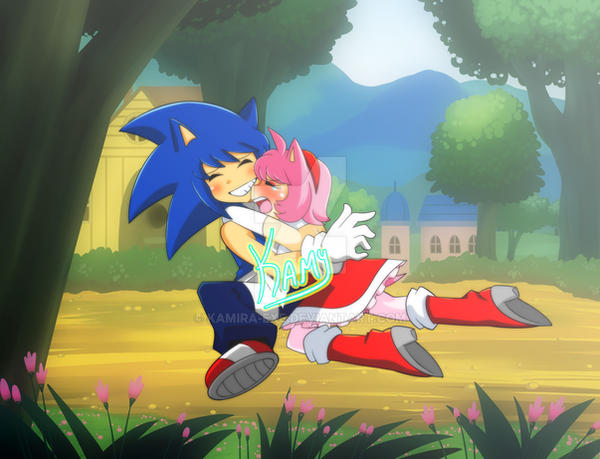 Imagem de SONAMY !!! ( Sonic x anime ) #130627157