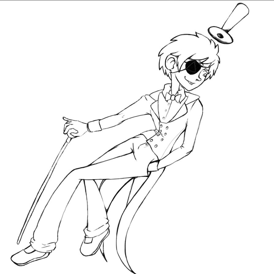 Раскраска Билл шифр человек