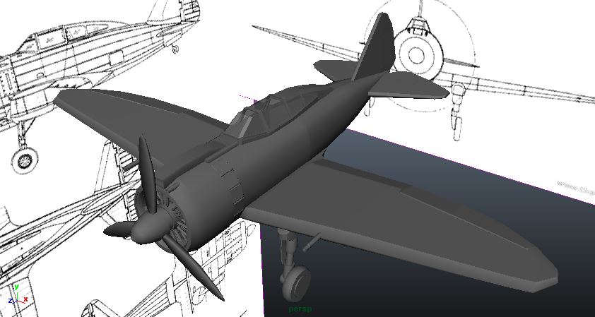 WIP Reggiane Re.2000 Falco I