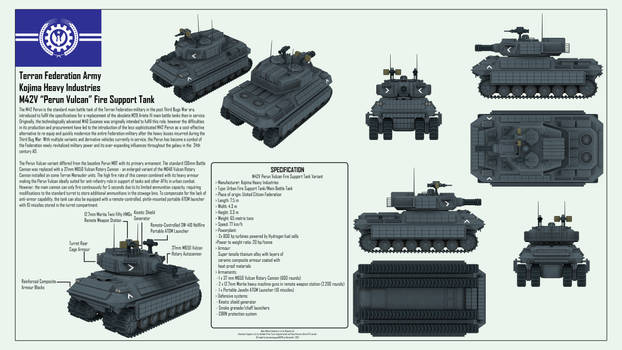 M42V Perun Vulcan Fire Support Tank