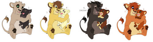 Lion Sibling Adoptables CLOSED