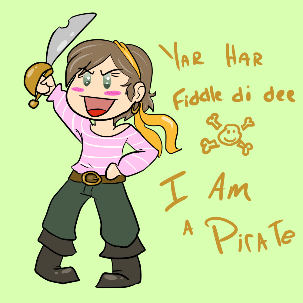 Being a Pirate is Alright to Be