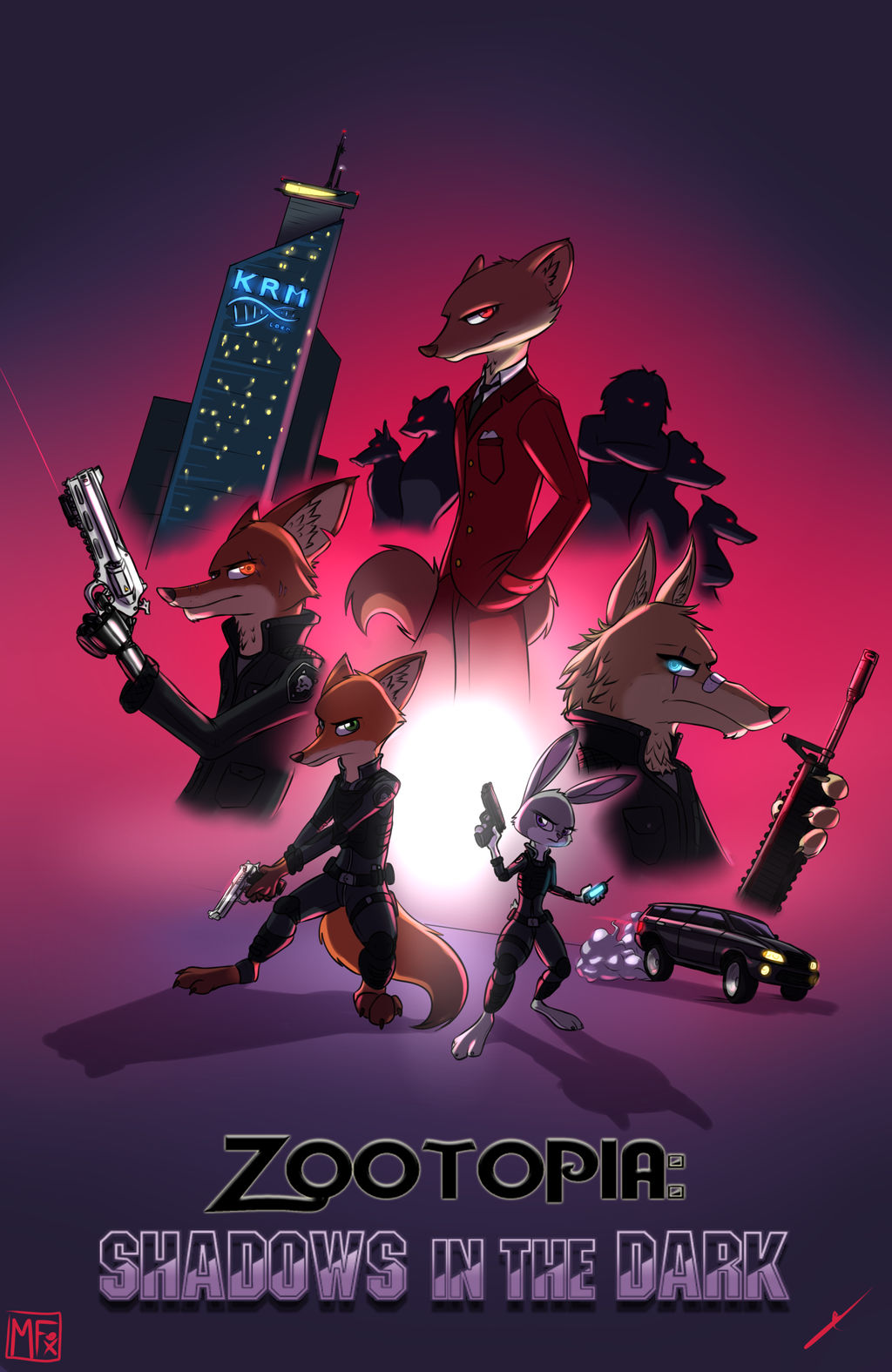 Zootopia: Shadows in the Dark - Cover