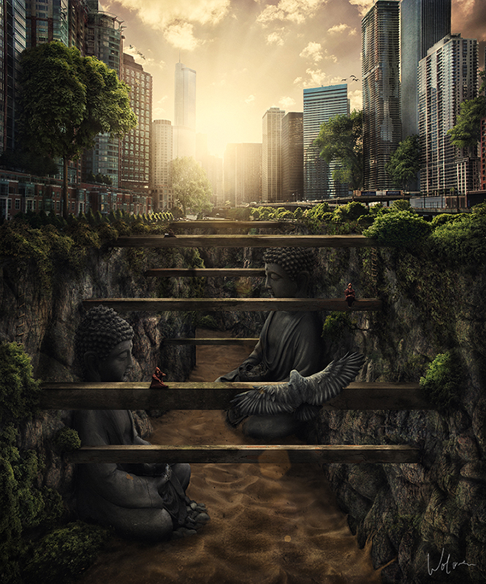 Buddha ke bandhana by Wolves-PSD