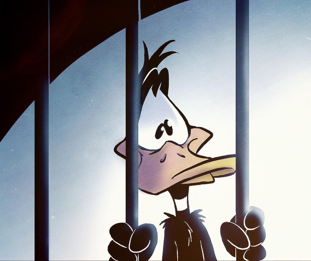 Duck behind bars by JuneDuck21 on DeviantArt