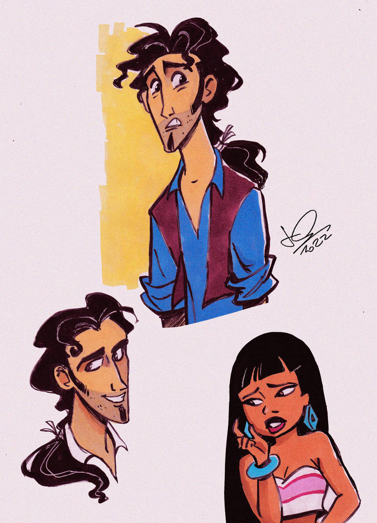 Chel and Tulio by JuneDuck21 on DeviantArt