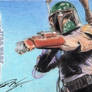 Star Wars GF - Boba Fett Sketch Card