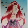 Jessica Rabbit Original Art 1 by Denae