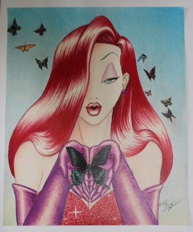 Jessica Rabbit Original Art 1 by Denae by DenaeFrazierStudios on DeviantArt