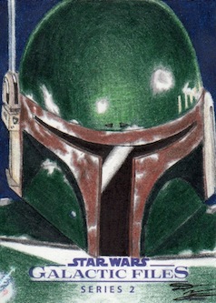 Star Wars GF S2 - Boba Fett Sketch Art Card 1