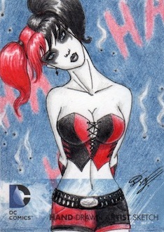 DC Comics - Harley Quinn Artist Sketch Card 1