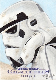 Star Wars GF S2 - Stormtrooper Sketch Art Card